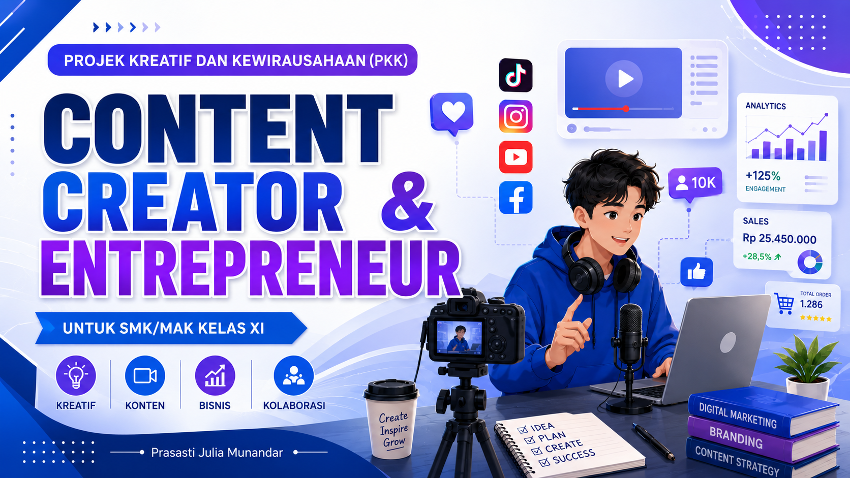 E-Book Panduan Kreatif Menjadi Content Creator dan Entrepreneur