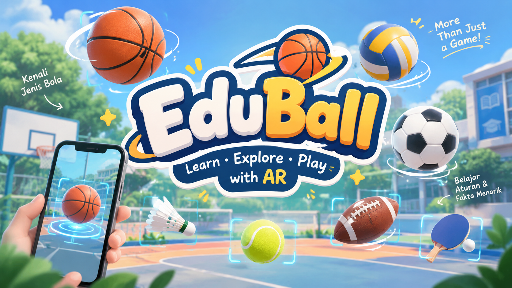 Game Edukasi 3D AR 'EduBall' - Unity