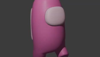 3D Animasi Jalan Among Us