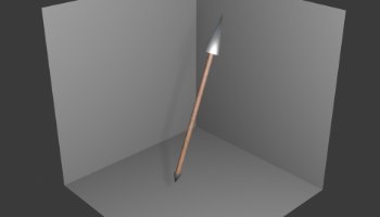 3d blender tombak material simpel