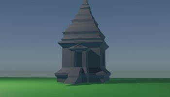 3D Candi Arjuna
