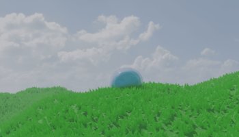 3D Cinematic Slime Rimuru In Field