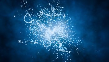 3D GALAXY SIMULATION ANIMATION BLENDER