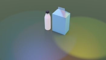 3D || KOTAK SUSU
