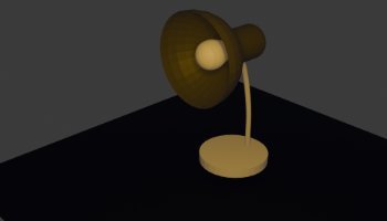 3D Lampu Meja - Untuk Belajar