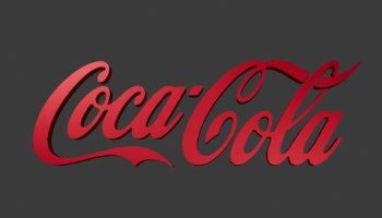 3D LOGO COCA - COLA