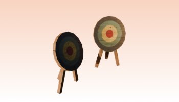 3D Medieval Target Arrows - Blender