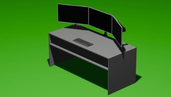 3D Meja Kerja