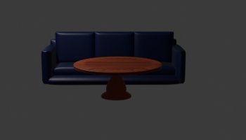 3D Meja Kursi
