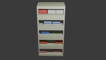 3D - Membuat Rak Buku