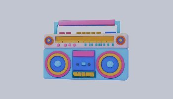 3D Model Boombox - Portfolio #11