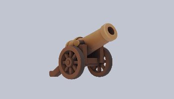 3D Model Canon War - Portfolio #15