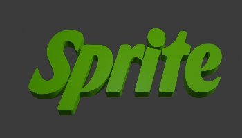 3D Model Logo Sprite - Blender