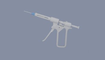 3D Model Syringe Gun - Portfolio #114