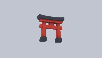 3D Model Torii Gate - Portfolio #17