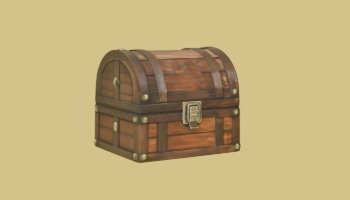 3D Model Wooden Chest - Portfolio #98