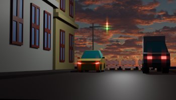 3D Pemandangan Kota