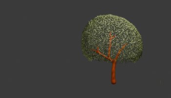 3D Pohon Low Poly PPLG 2