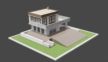 3D Model Rumah -