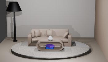 3D Sofa Meja
