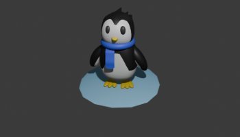 3D Stumble Guys Willy Pinguin