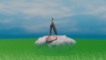 3D Sword and Shield