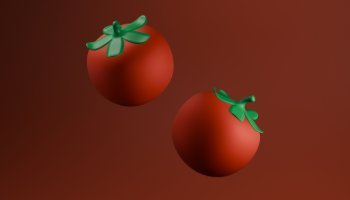 3D Tomato - Low Poly