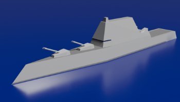 3D USS Zumwalt DDG-1000