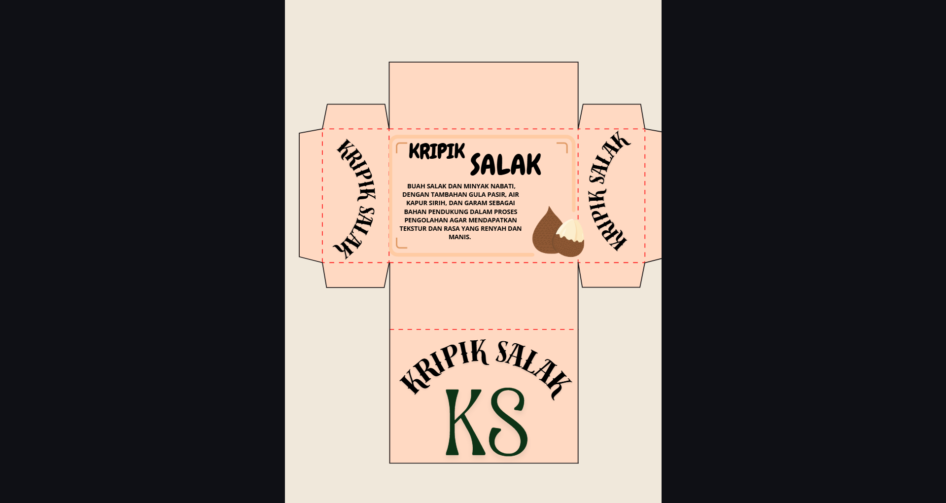 TUGAS MEMBUAT MOCKUP KRIPIK SALAK
