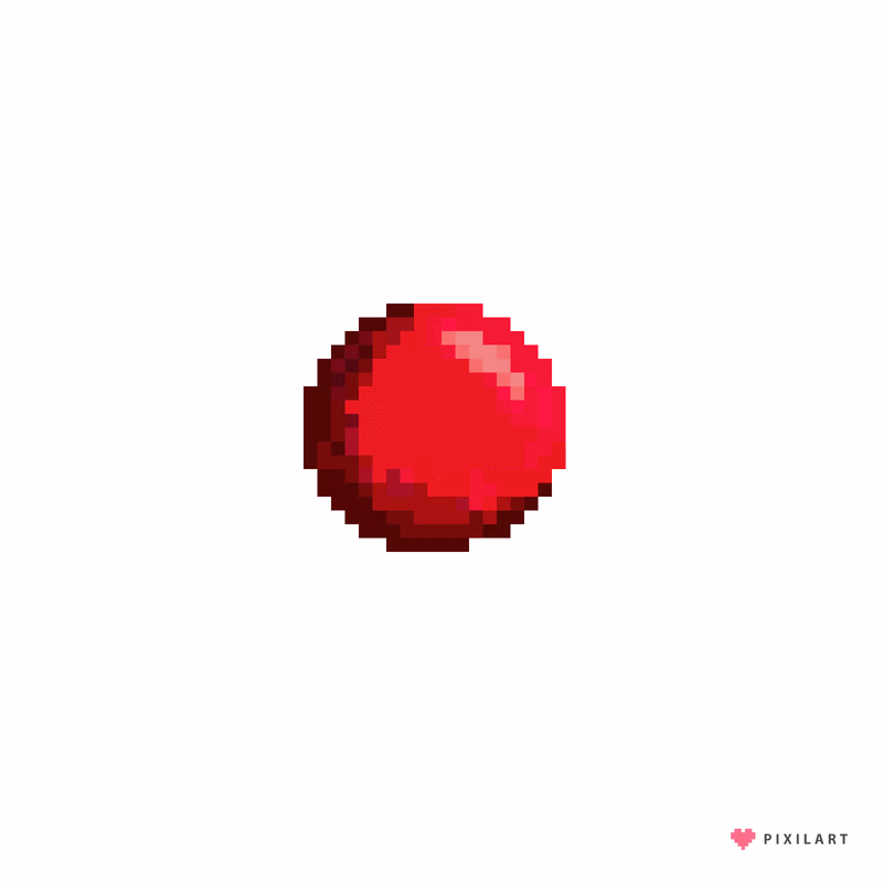 Ball Drop pixel art GIF (portofolio #1)