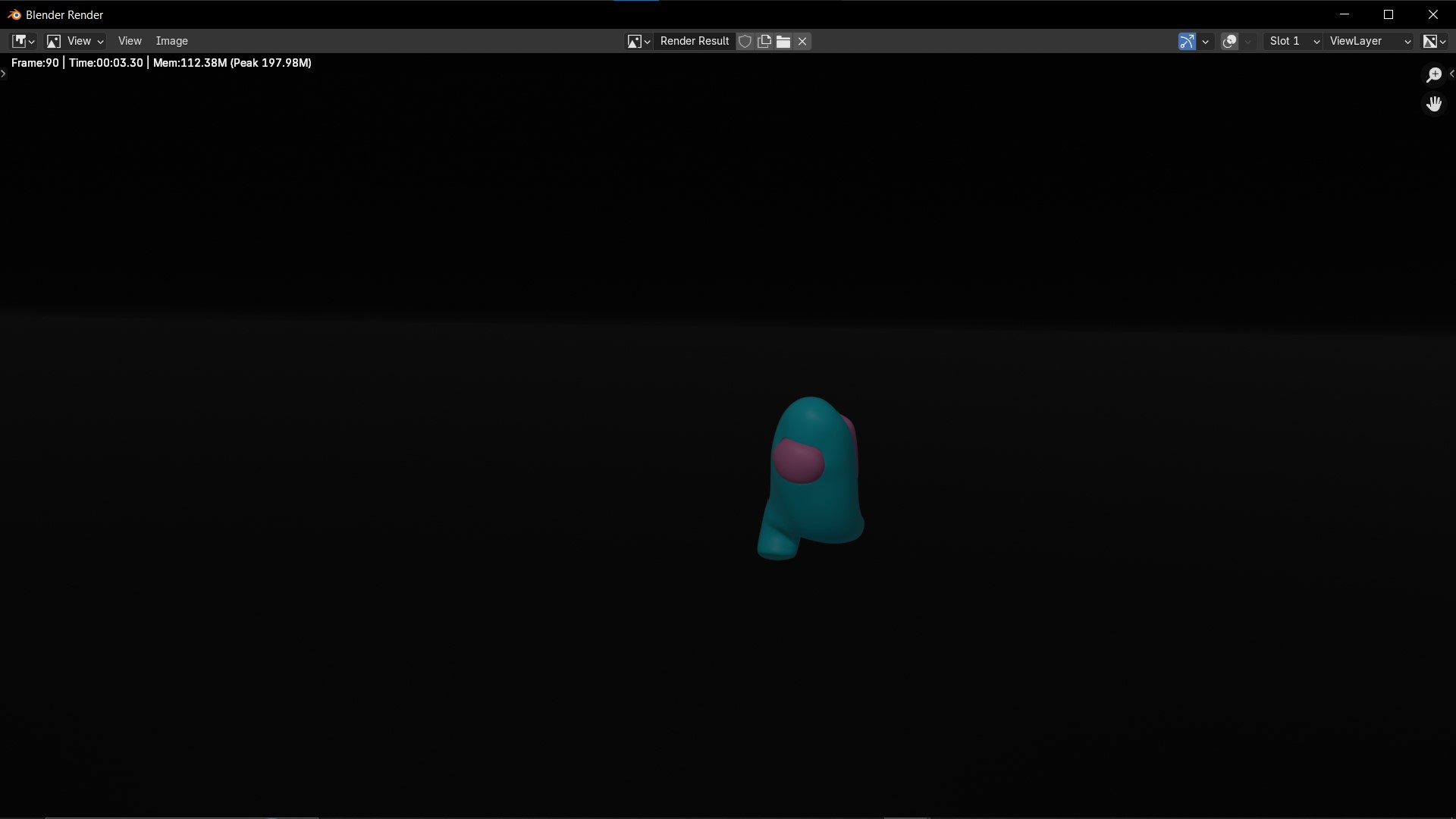 Project 3D Animasi Among Us Blender