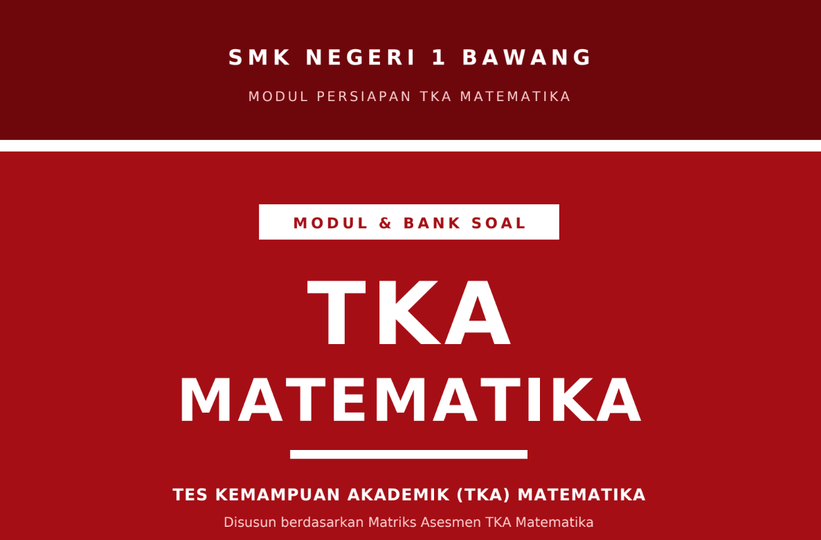 Modul - persiapan TKA Matematika 2026