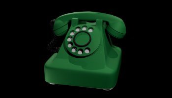 A Little Green Dial Phone