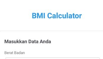Aplikasi Hitung Indeksi Massa Tubuh Seha
