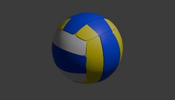 Asset Tugas AR Bola Voli 3D