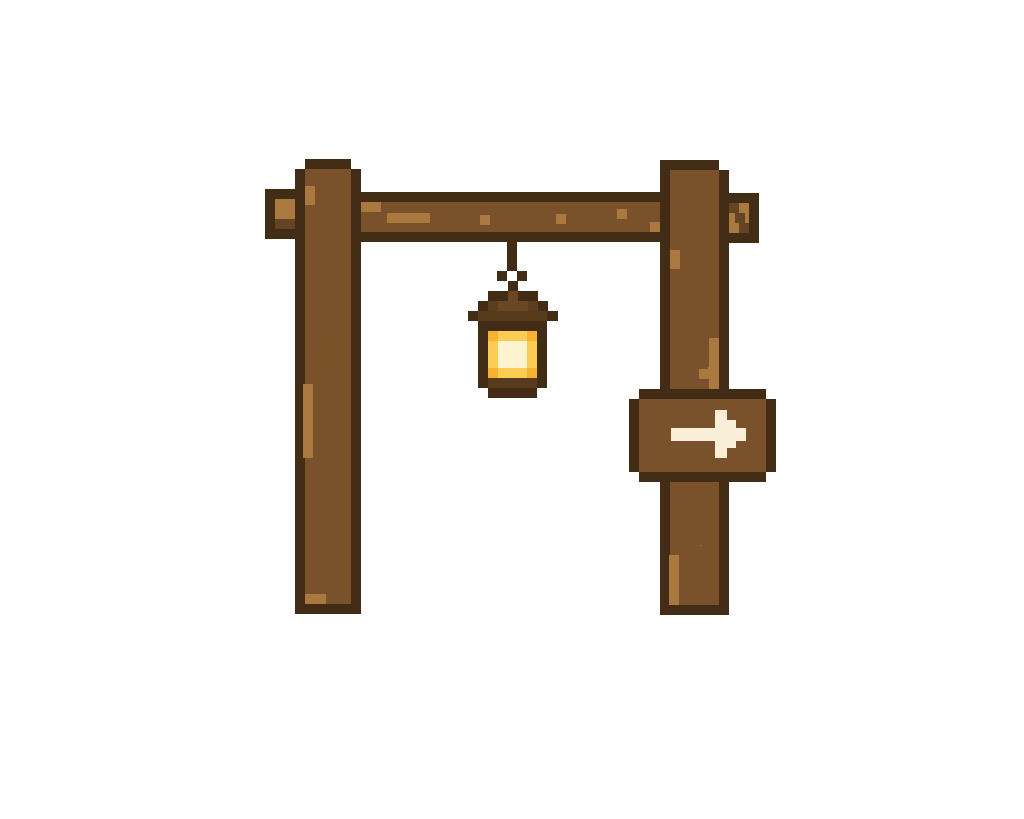 Forest Escape Exit Gate Asset