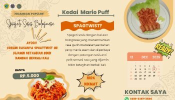Brosur Spag Twist Market Day