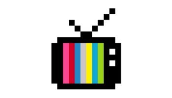 Classic Retro Television Signal Error