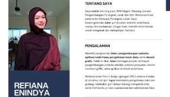 CV PKL Refiana Enindya Dwi Sasmita