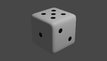 DADU 3D HITAM PUTIH MONICA