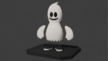 Dead Fred Stumble Guys 3D Render