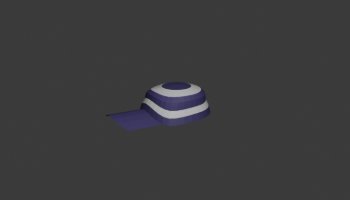 desain 3d topi buat main