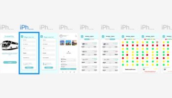 Desain Apk Pemesanan Tiket Bus [Figma]