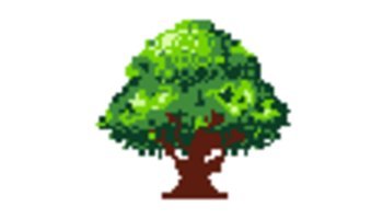 Desain Aset Pohon Rindang Pixilart