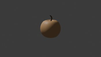 desain buah 3d buah pear