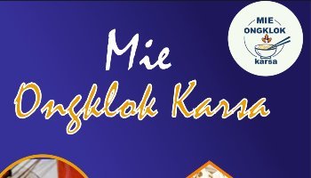 Desain Flayer Promosi Mie Ongklok