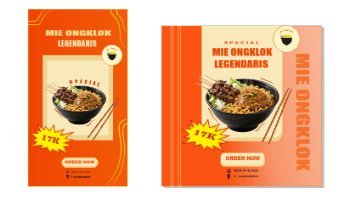 Desain Flayer Promosi Mie Ongklok