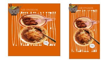 DESAIN FLAYER  PROMOSI MIE ONGKLOK