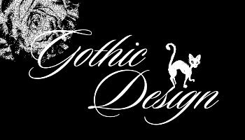 Desain Gothic - BlacknWhite Background