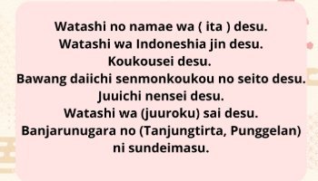 Desain Grafis Perkenalan Bahaasa Jepang
